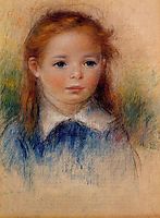 Portrait of a Little Girl, 1880, renoir