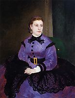 Portrait of Mademoiselle Sicotg, 1865, renoir