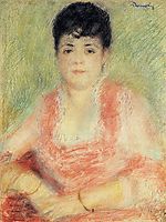 Portrait in a Pink Dress, c.1880, renoir