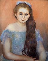 Portrait of a Young Girl, 1887, renoir