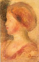 Portrait of a Young Girl, 1895, renoir