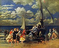 The Return of the Boating Party, 1862, renoir
