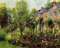 The Rose Garden at Wargemont, 1879, renoir