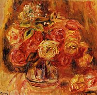 Roses in a Vase, 1912, renoir