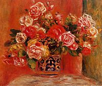 Roses in a Vase, 1914, renoir