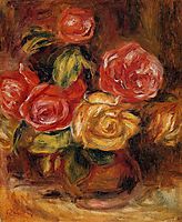 Roses in a Vase, c.1895, renoir