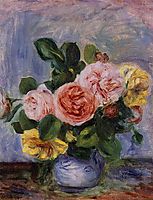 Roses in a Vase, renoir