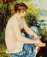 Small Nude in Blue, 1879, renoir