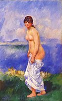 Standing bather, 1887, renoir