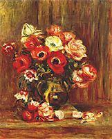 Still life with anemones, c.1900, renoir