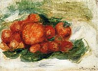 Still Life with Strawberries, renoir