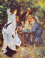 In the garden, 1876, renoir