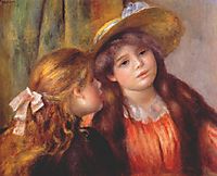 Two girls, 1892, renoir