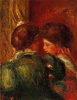 Two Women s Heads (The Loge), 1903, renoir