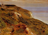 The Varangeville Church and the Cliffs, 1880, renoir