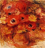 Vase of Anemones, renoir