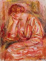 Woman Leaning on Her Elbow, 1918, renoir