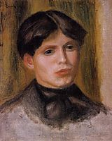 Woman`s Head, renoir