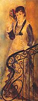 Woman on a Staircase, c.1876, renoir