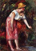 Woman in a Straw Hat, renoir