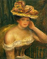 Woman Wearing a Corset, renoir