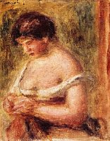 Woman with a Corset, 1914, renoir
