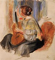 Woman with Guitar, renoir