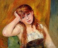 Young Blond Woman, 1886, renoir