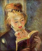 Young Girl Reading, 1874-1876, renoir