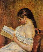 Young Girl Reading, 1895, renoir