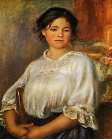 Young Woman Seated, 1909, renoir