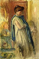 Young Woman Standing, 1895, renoir