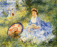 Young Woman with a Japanese Umbrella, 1876, renoir