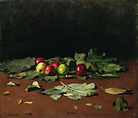 Apples and Leaves, 1879, repin