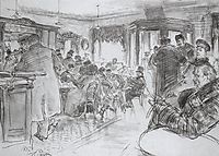 At Dominic-s, 1887, repin