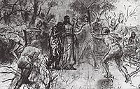 Betrayal in the Garden of Gethsemane, 1888, repin