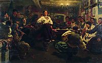 Evening party, 1881, repin