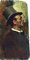 Hat man, 1875, repin