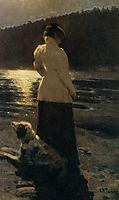 Moonlight, 1896, repin