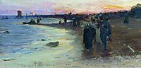 On the shore of the Gulf of Finland, 1903, repin