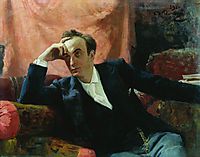 Portrait of actor and dramatist Grigory Grigorievich Ghe, 1895, repin