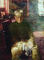 Portrait of Alexander Kerensky, 1918, repin