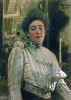 Portrait of Alexandra Pavlovna Botkina, 1901, repin