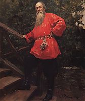 Portrait of the Art Critic Vladimir Stasov, 1889, repin