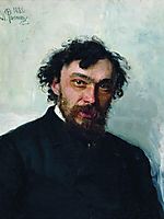 Portrait of the Artist Ivan P. Pohitonov, 1882, repin