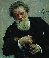 Portrait of the Author Vladimir Korolemko, 1912, repin