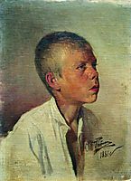Portrait of a Boy, 1881, repin