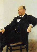 Portrait of the composer Anatoly Konstantinovich Lyadov, 1902, repin