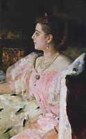 Portrait of Countess Natalia Golovina, 1896, repin