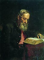 Portrait of Efim Repin, the Artist-s Father , 1879, repin